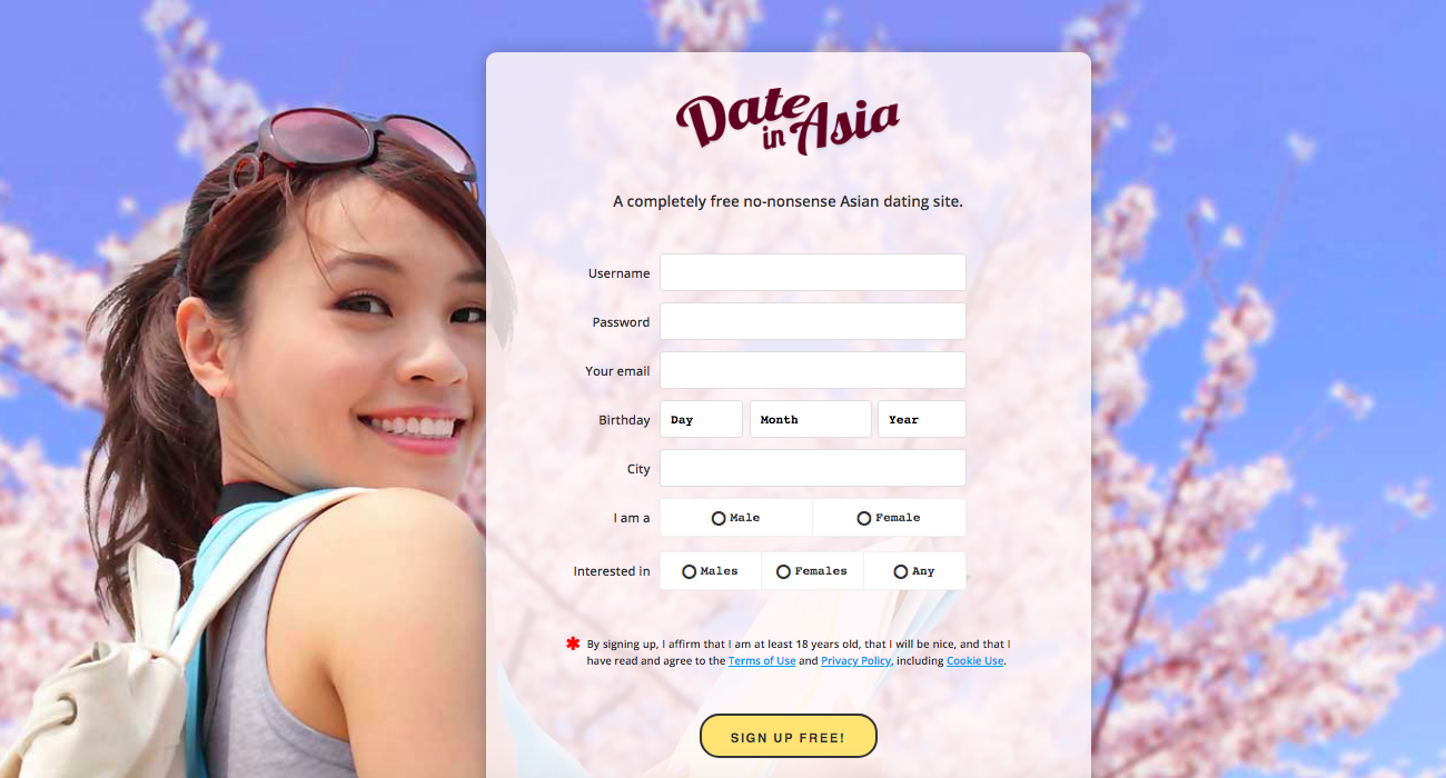 DateinAsia main page
