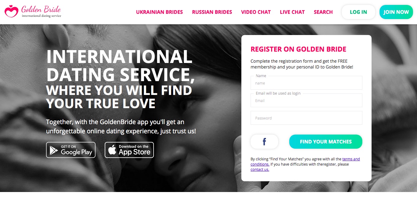 GoldenBride.net main page