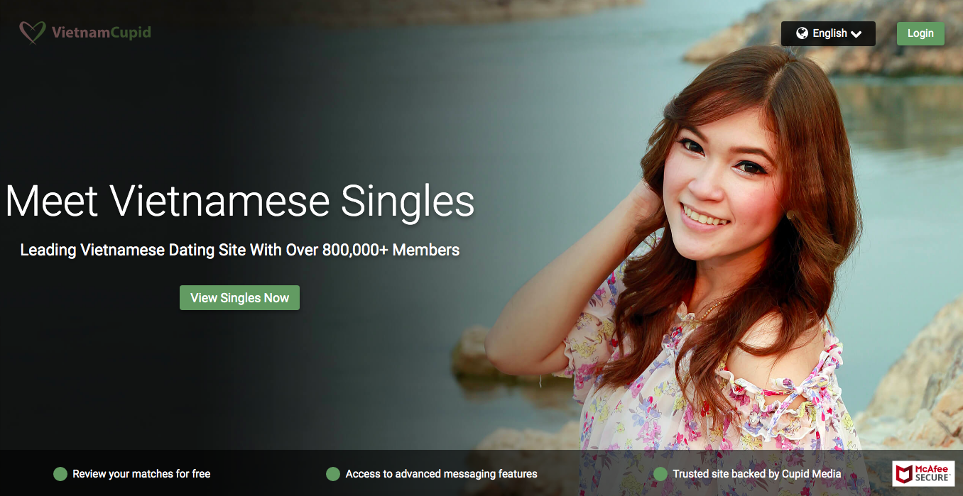 VietnamCupid main page